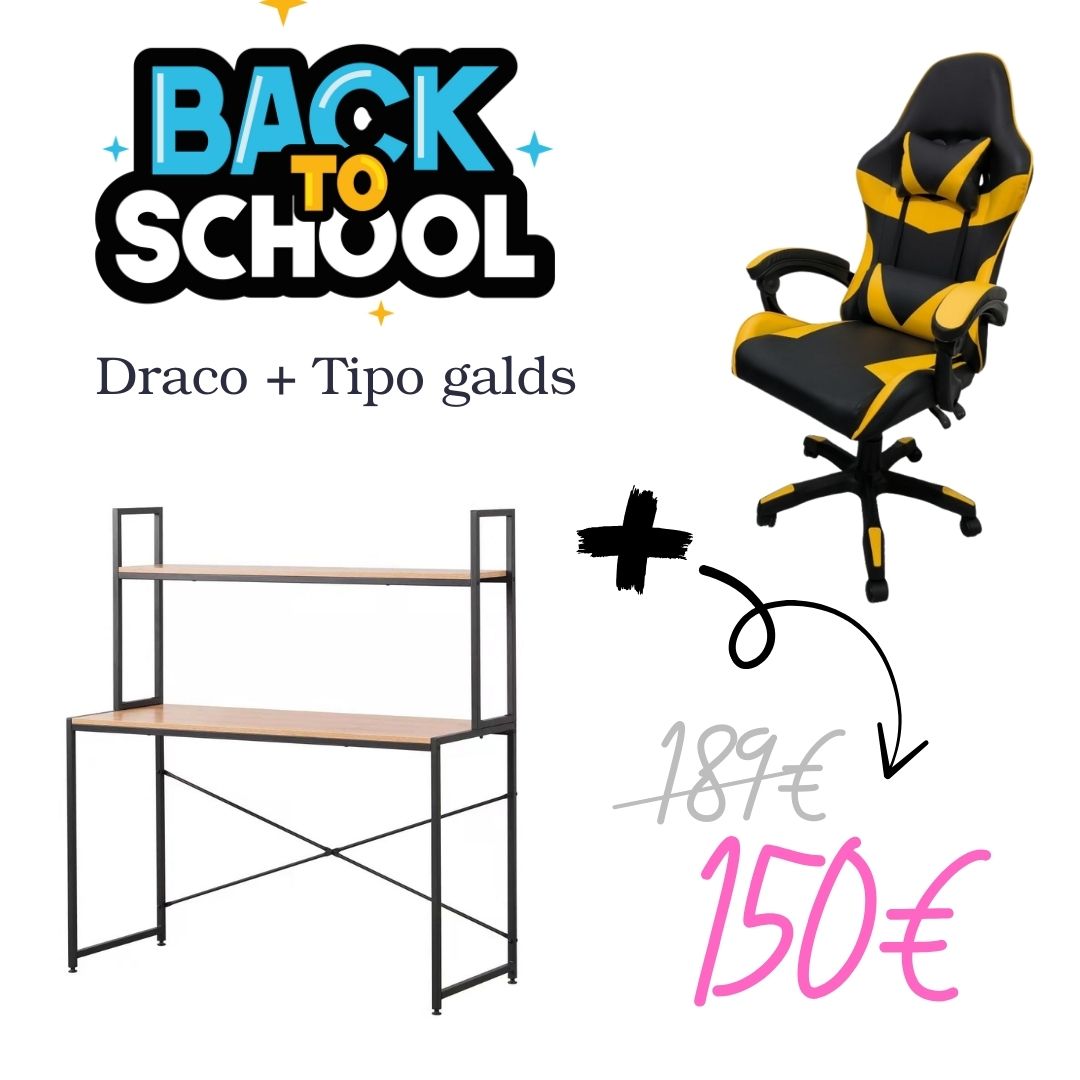 Draco krēsls + Tipo galds